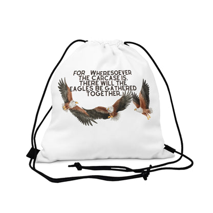 Outdoor Drawstring Bag (eagles bag)