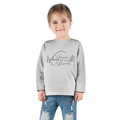 Toddler Long Sleeve (where god guide)