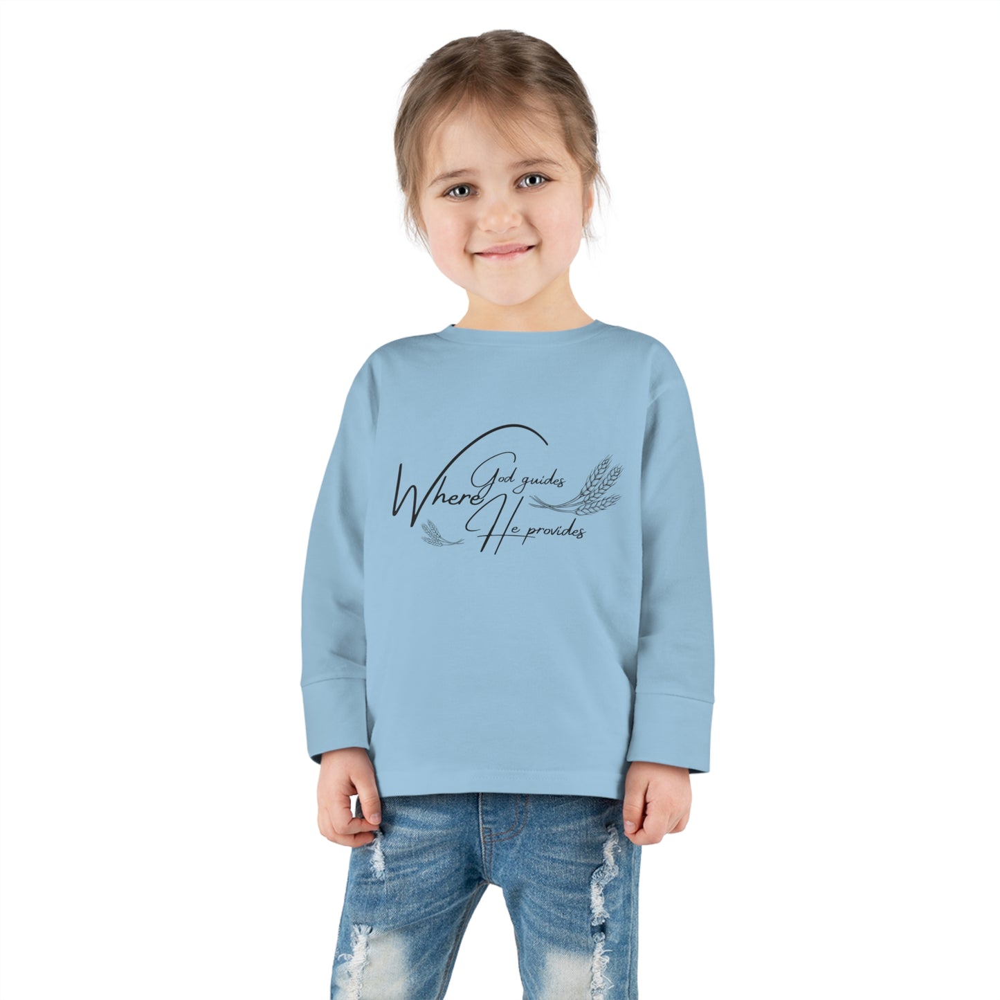 Toddler Long Sleeve (where god guide)