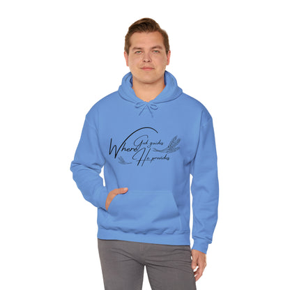 Hooded Sweatshirt (where god guides)