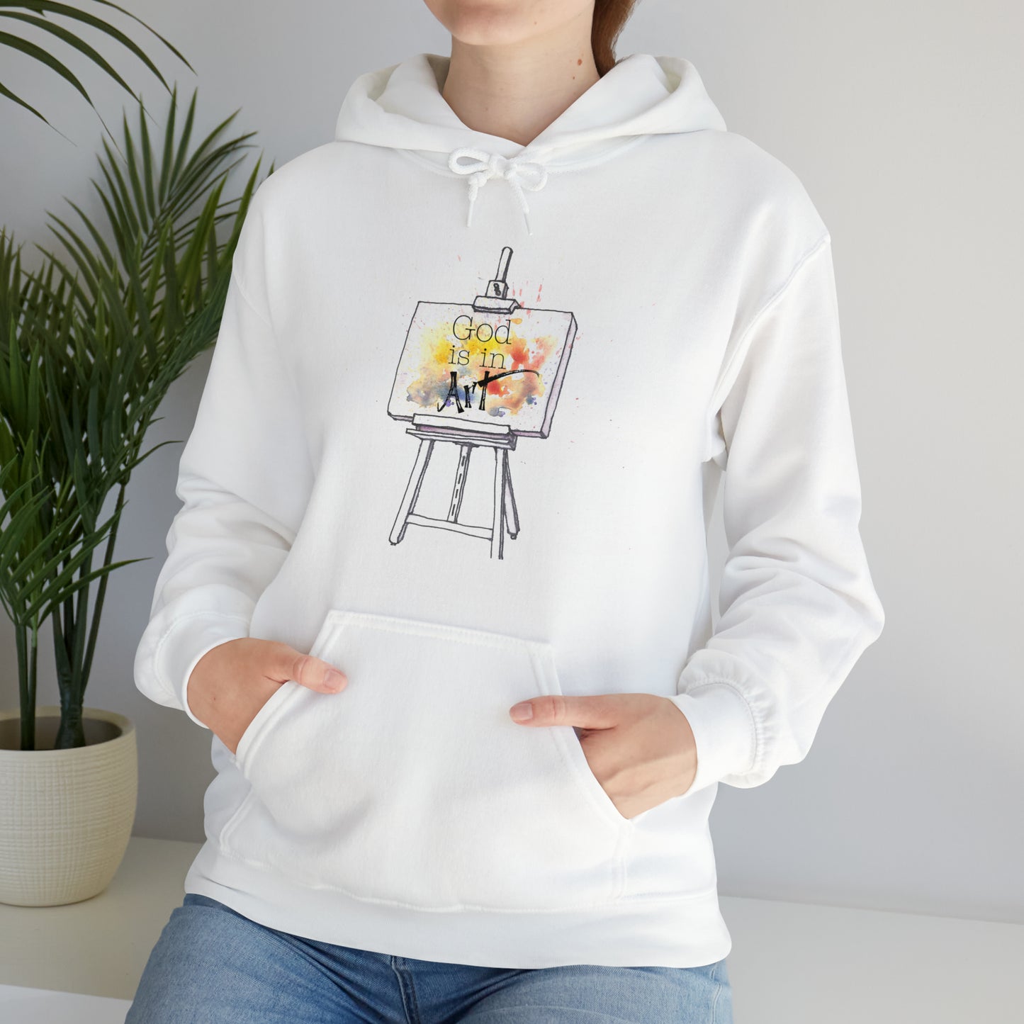 God is in art Hooded Sweatshirt