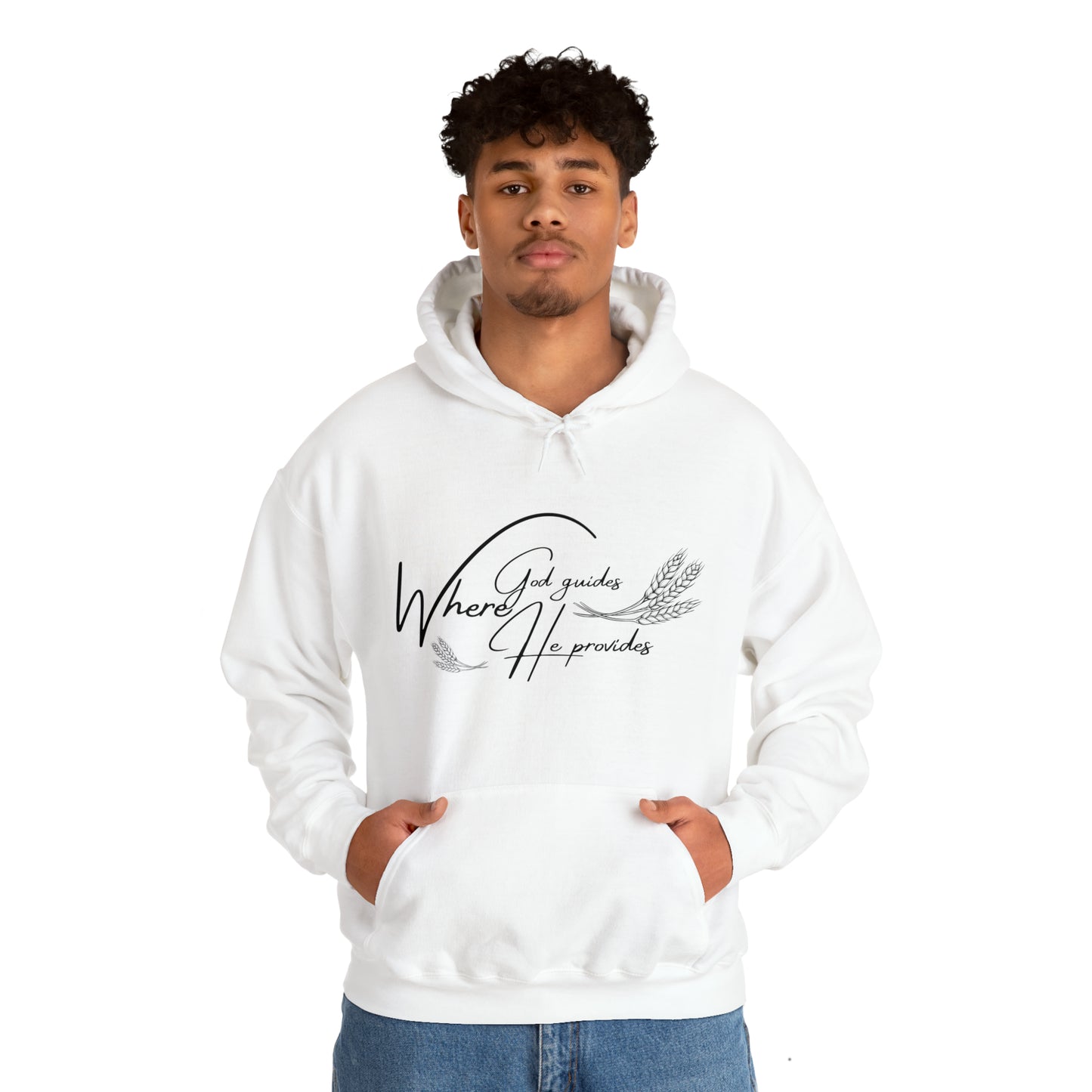 Hooded Sweatshirt (where god guides)