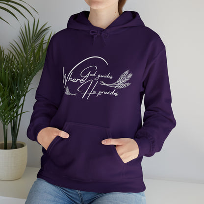 Hooded Sweatshirt (where god guides)