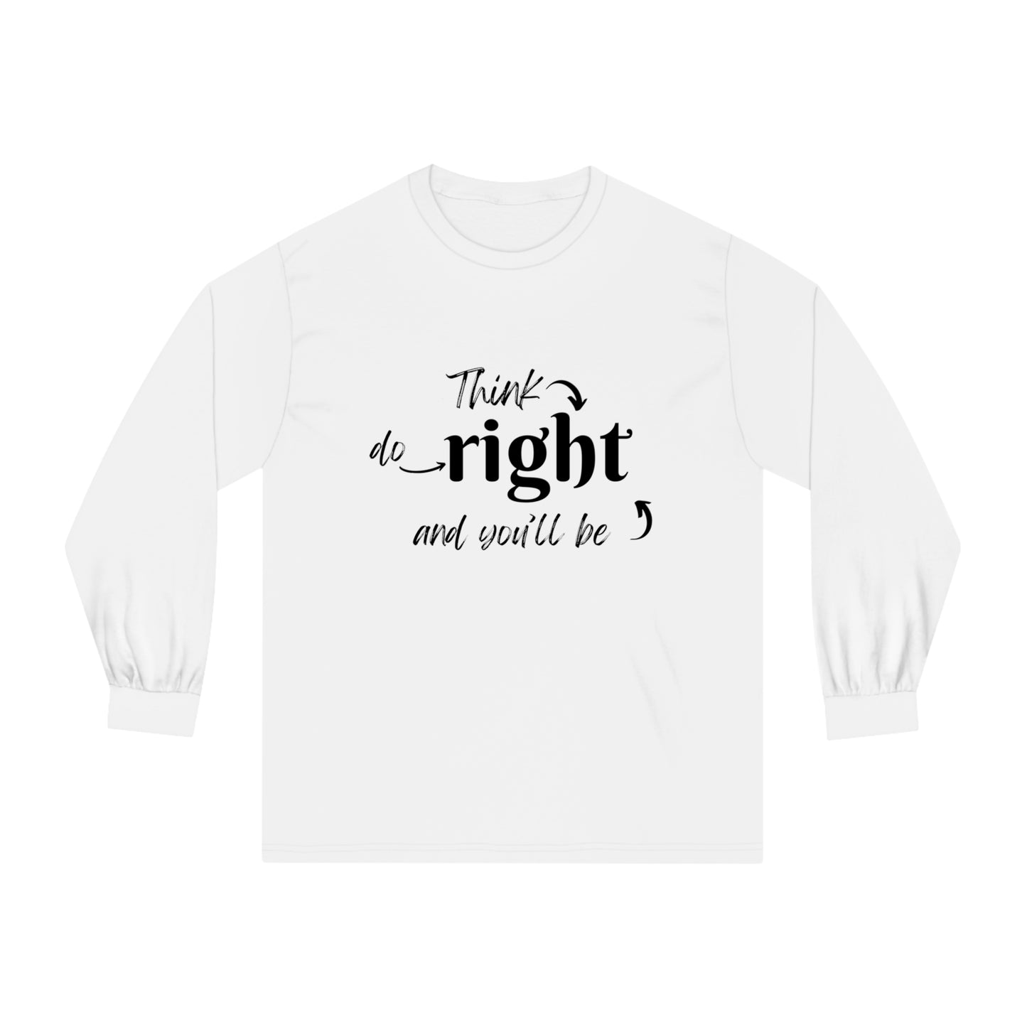 Long Sleeve T-Shirt (think right)