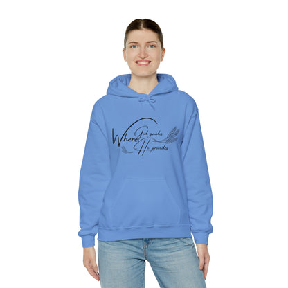 Hooded Sweatshirt (where god guides)