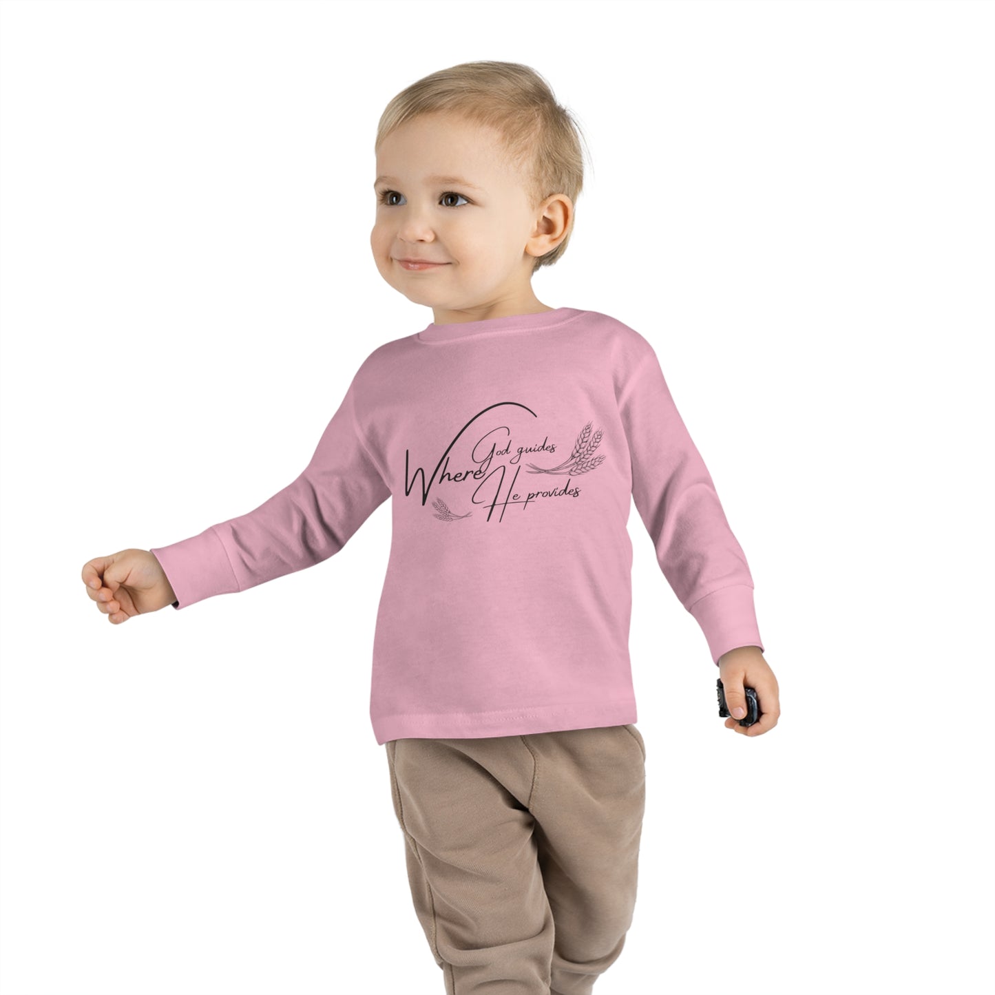 Toddler Long Sleeve (where god guide)