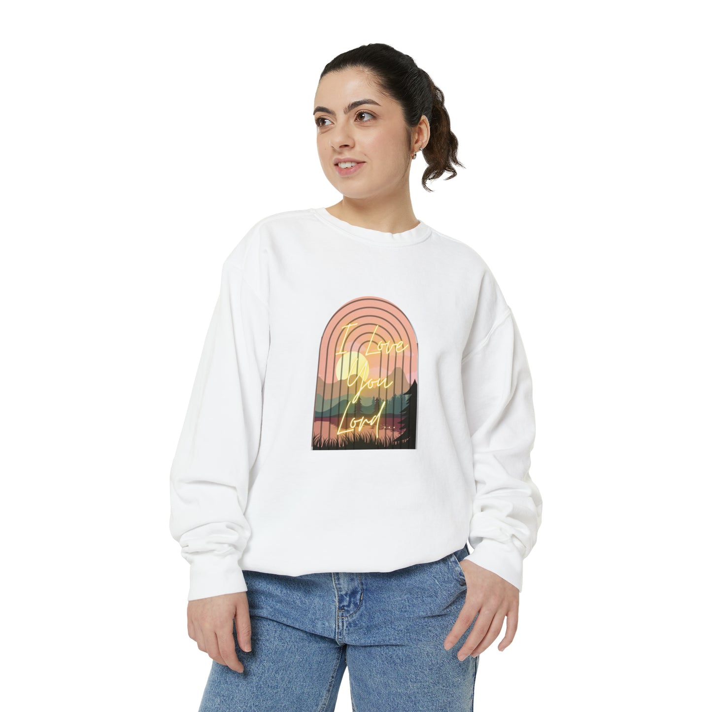 Women's/Men's Sweatshirt (I Love You Lord)