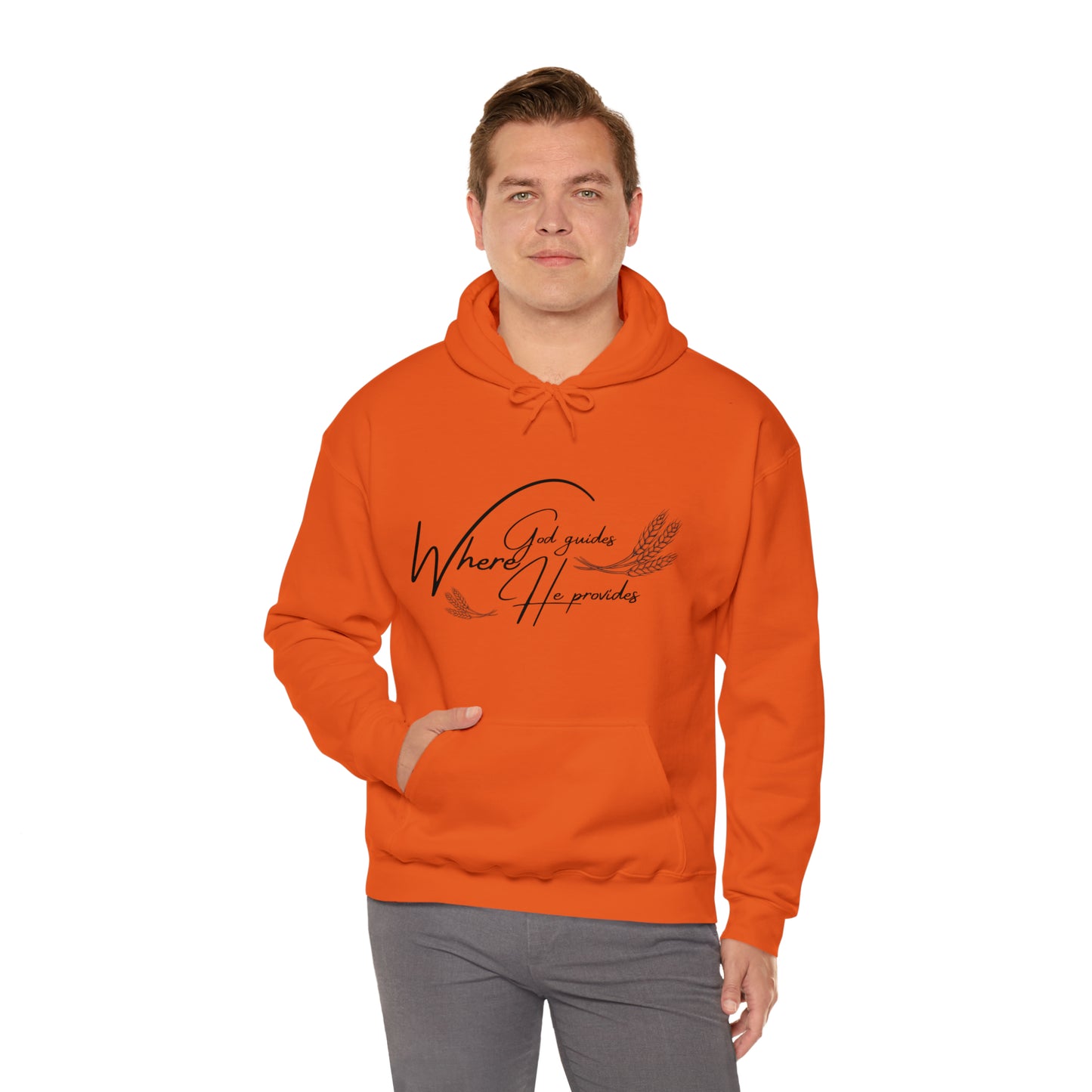 Hooded Sweatshirt (where god guides)