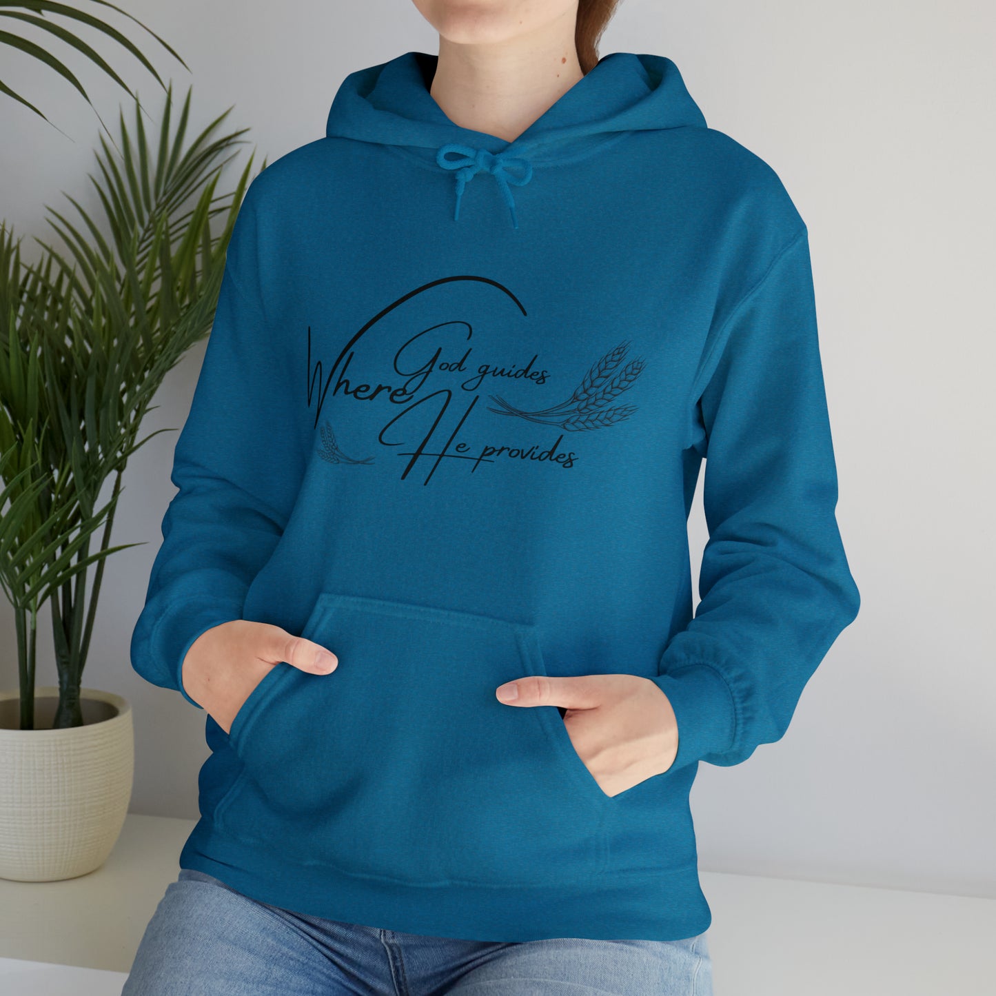 Hooded Sweatshirt (where god guides)