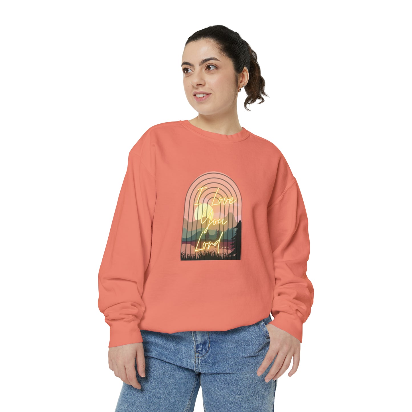 Women's/Men's Sweatshirt (I Love You Lord)