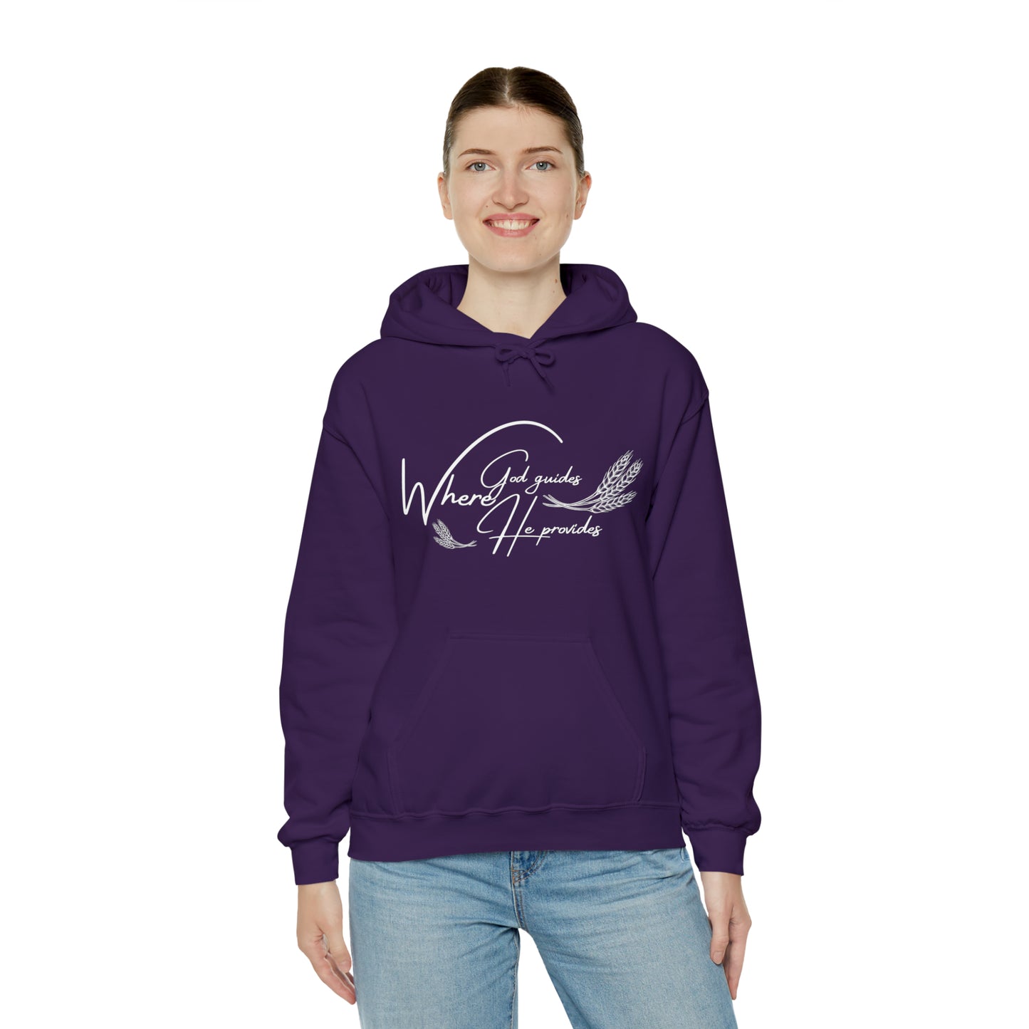 Hooded Sweatshirt (where god guides)