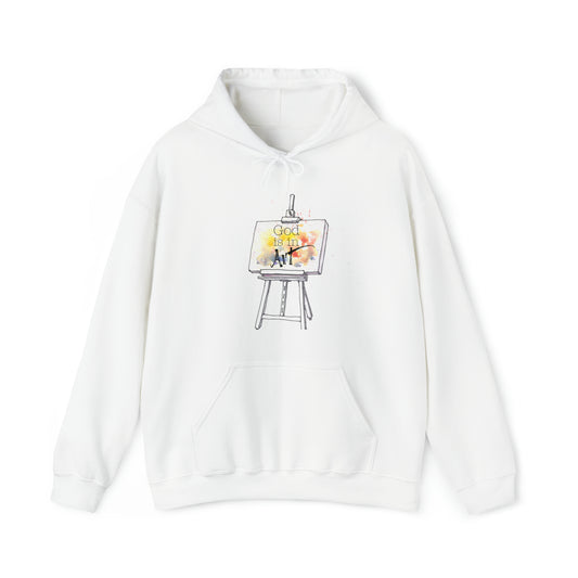 God is in art Hooded Sweatshirt