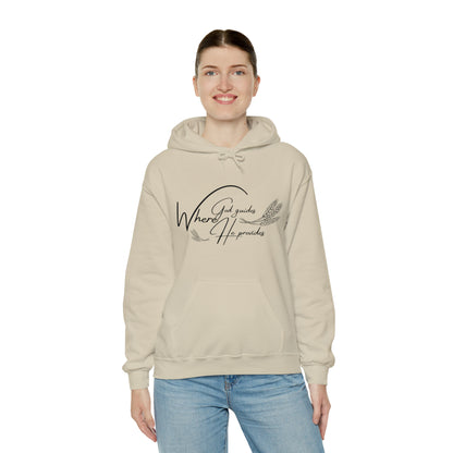 Hooded Sweatshirt (where god guides)