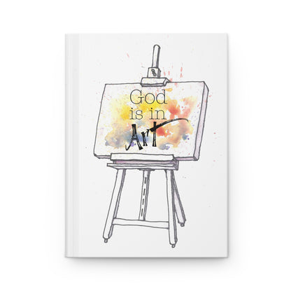 God is in Art Hardcover Journal Matte