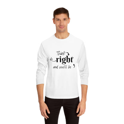 Long Sleeve T-Shirt (think right)