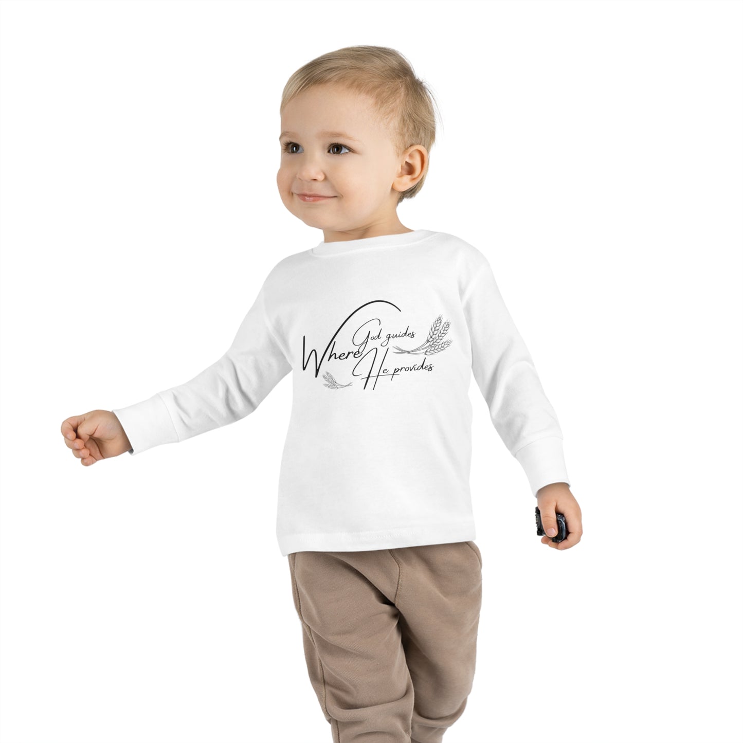 Toddler Long Sleeve (where god guide)