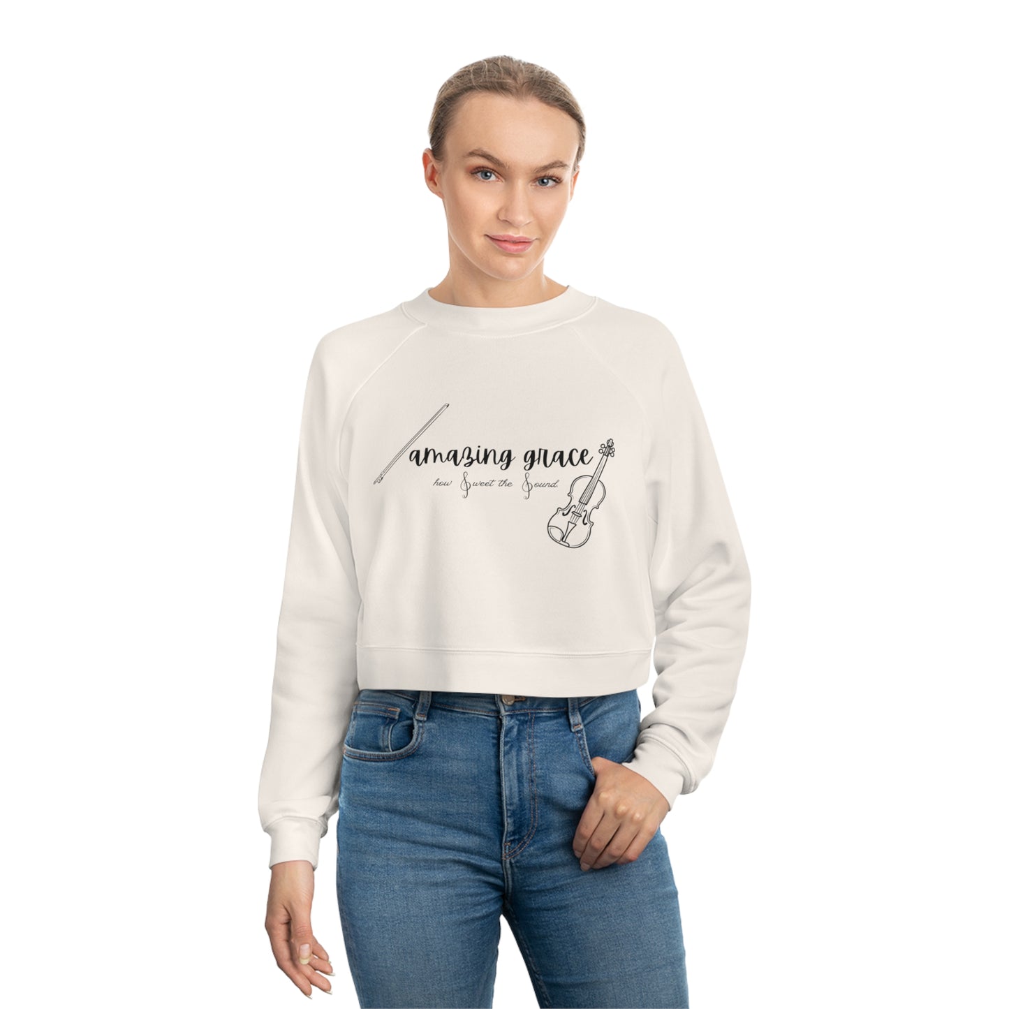 Women's Cropped Pullover (Amazing Grace)