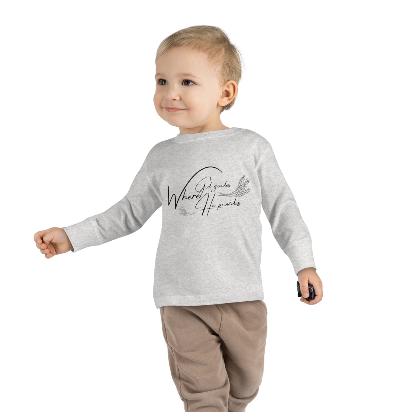 Toddler Long Sleeve (where god guide)