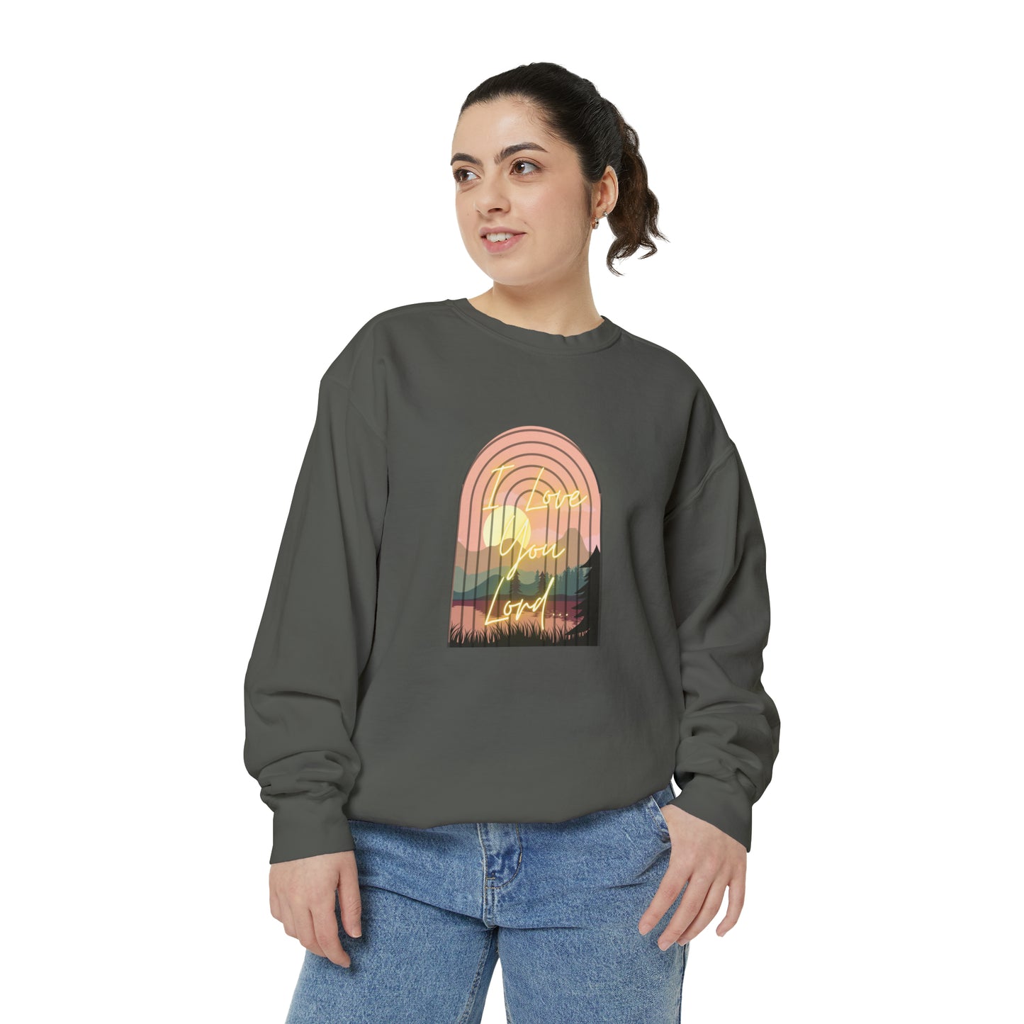 Women's/Men's Sweatshirt (I Love You Lord)