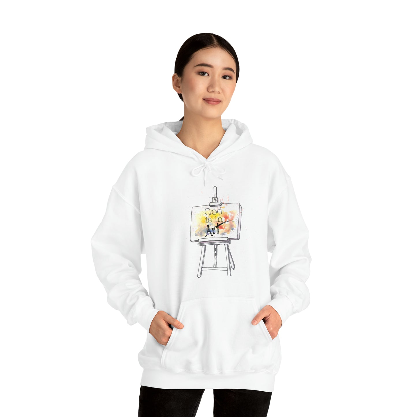 God is in art Hooded Sweatshirt