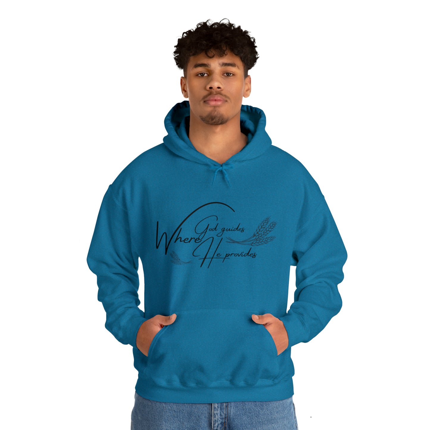 Hooded Sweatshirt (where god guides)